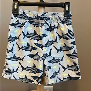 ⭐️⭐️PICK 5 / $20 Tea Boy's Shark Print Swim Shorts Size 6